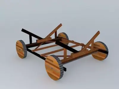 Tipping stranding boats 3D model