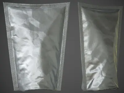 Foil Package - PBR 3D model purchase