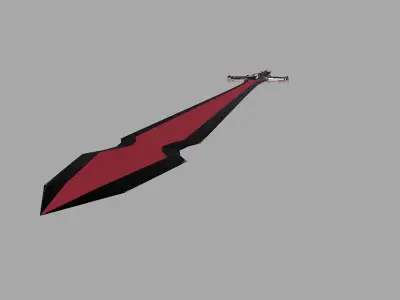 Devil May Cry Swords  Low-poly 3D model