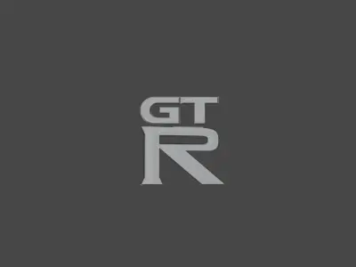 GTR logo Low-poly 3D model