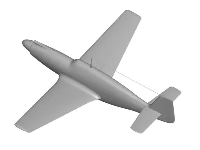 North American P-51 Mustang 3D model 3