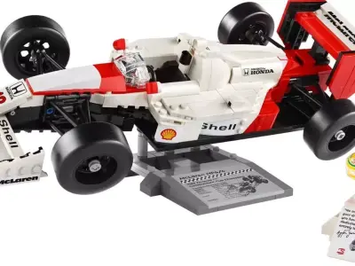 PixelBricks3D - LEGO McLaren MP4 and Ayrton Senna  3D print model