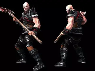 Bad Guy Low-poly 3D model