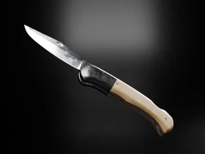 Jackknife pocket knife 3D model