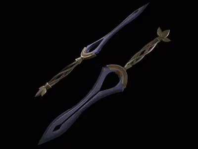  elven sword 3D model