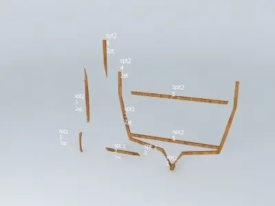 Spt 2, boat frame Free 3D model