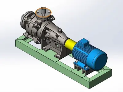 Pump In Line 3D model
