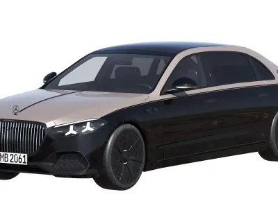 2027 Mercedes-Maybach S 580 Night Series 3D model