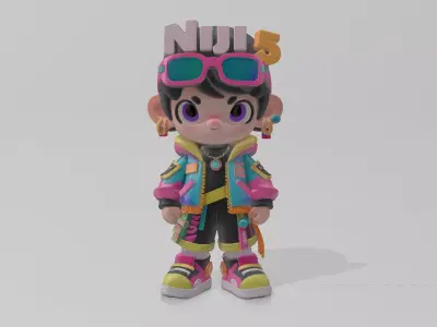 Cyber - Trendy Boy 3D model
