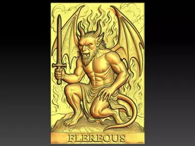 1 FLEREOUS CNC Relief Model 3D print model