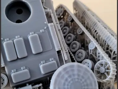 Munitionspanzer III - miniatures tabletop scenery 3D print model