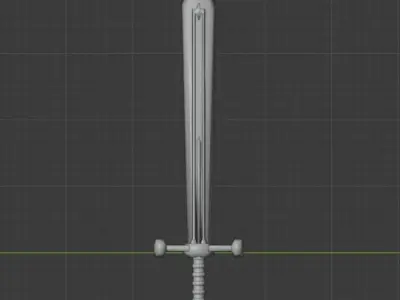 fantasy sword 3D model 3