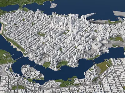 Vancouver Full City 2019 3D model