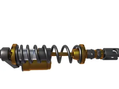 coilover shock absorber 3D model purchase