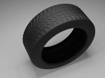 Car winter tire Free 3D model