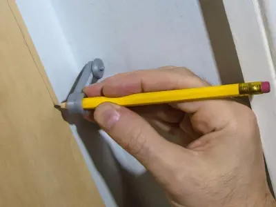 Scriber part and piece of metal Free 3D print model