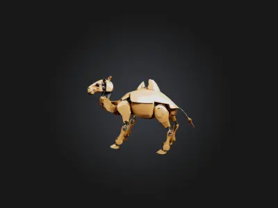 RoboCamel Model Low-poly 3D model