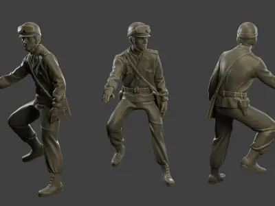 CzechSlovak Communist police Motorcycle CCPM1 Pack1