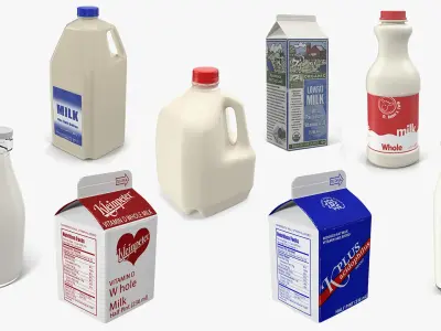  Milk Bottles Collection 