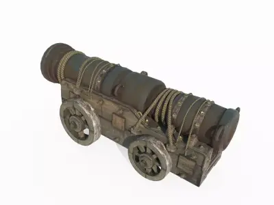 Ancient weapons and artillery 3D model