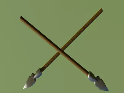 Weapons Low-poly 3D model