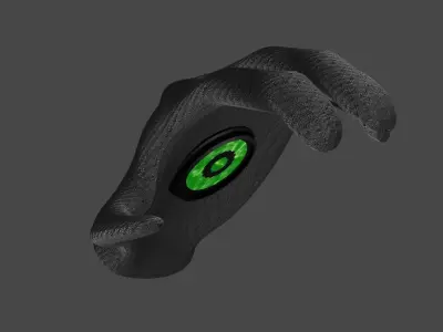 Scifi Electronic Glove  Low-poly 3D model