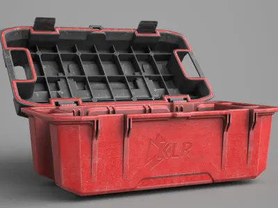 Game Ready Tool Box Low-poly 3D model
