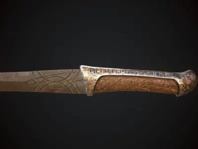 Crysknife Dune Low-poly 3D model