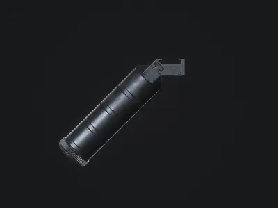 ZENITH VERTICAL SHORT GRIP  45 ANGLED Low-poly 3D model