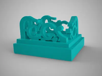 Antique Note Holder 3D print model