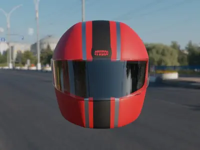 Motor Helmet 3D model