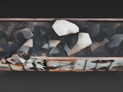 Realistic Full Rusted Freight Car 3D Model Low-poly 3D model purchase