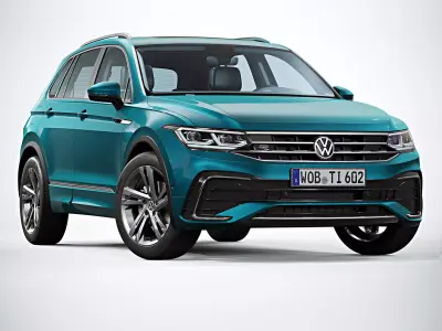 2021 Volkswagen Tiguan 3D model