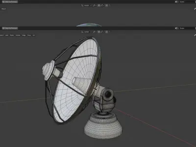 antenna satellite dish 3D model