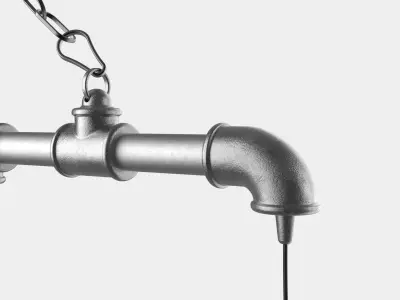 Industrial lamp  3D model