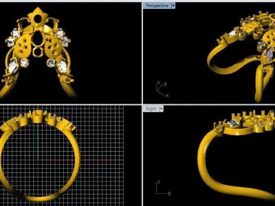 vanki Ring 3dm file 3D print model