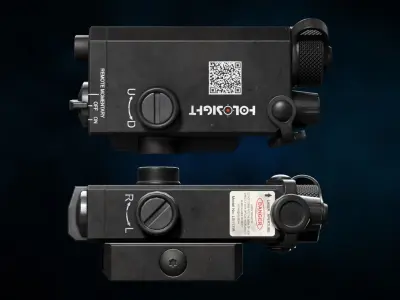 Holosight Aim Laser Sight  Low-poly 3D model