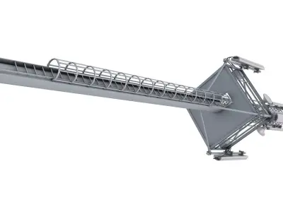 Cell Site Mobile Tower 3D model