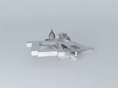 Our Lady of the Rosary Church and Convent of Santo Domingo Pa... Free 3D model