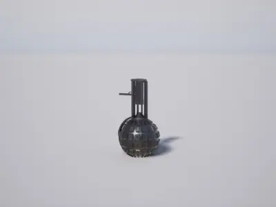 Military Grenade Pack Low-poly 3D model