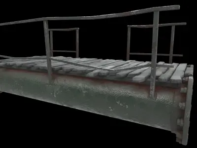 pipe raft 02 3D model