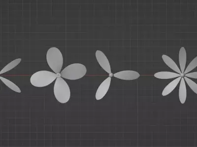 Propeller  Pack  1 3D print model - PMSMILE 3D model