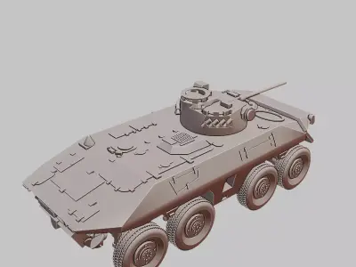 Luchs German WWII Reconnaissance Tank 3D Print Model 3D print model