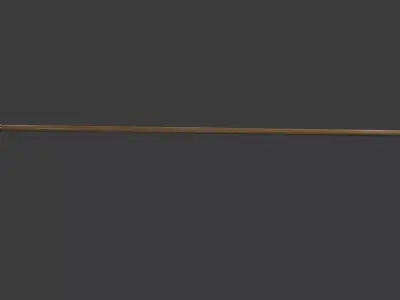 Chan Bo Polearm 3D Model Free low-poly 3D model