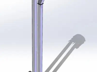 Bucket elevator lift 3D model