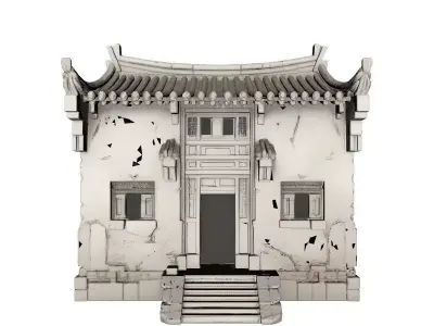 Traditional Chinese Home 3D Model 3D print model