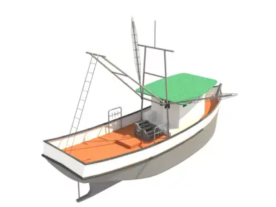 Shrimp Trawler 3D model