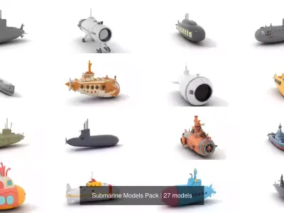 Submarine Models Pack