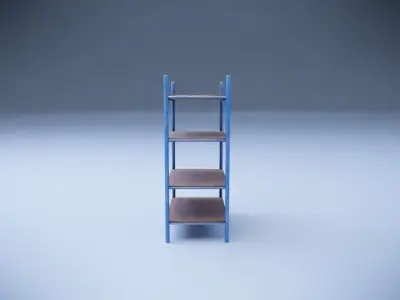 Rack for work Low-poly 3D model