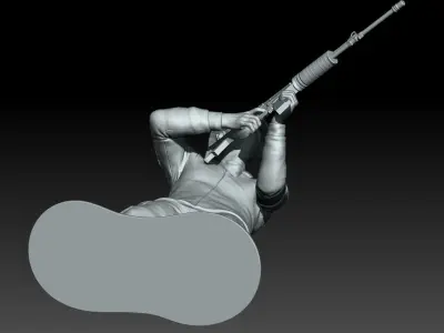 Guerrilla Figther -3D Print 3D print model